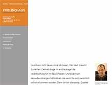 Tablet Screenshot of frielinghaus-bautraeger.de